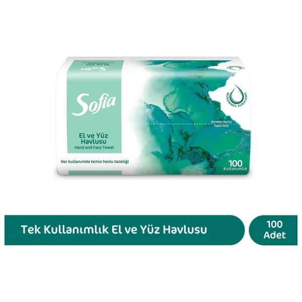 Sofia 100'lü El Ve Yüz Havlusu - Görsel 5