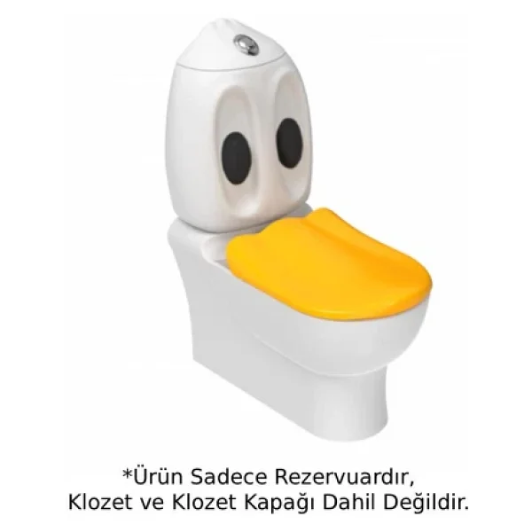 Creavit Dc400 Ducky Rezervuar Beyaz - Görsel 2