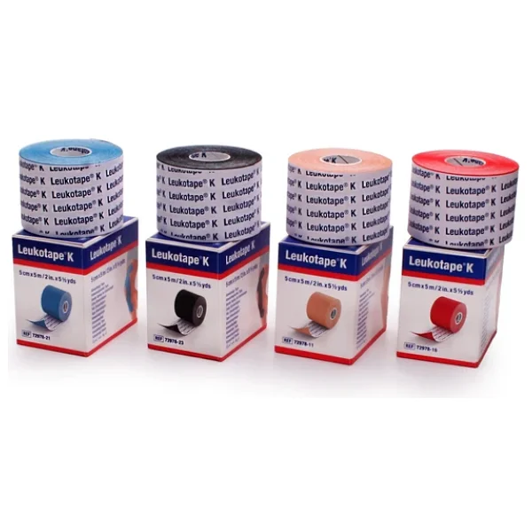 Leukotape K 5cm X 5m Bsn Kinesiotape Kırmızı - Görsel 4