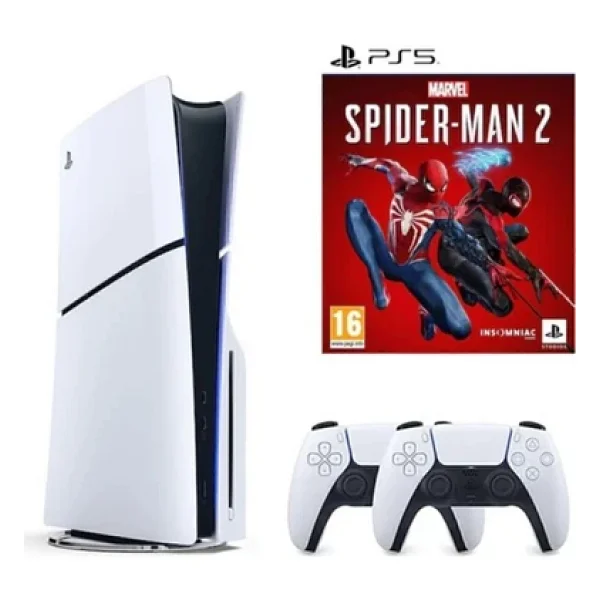 Sony Playstation 5 Slim Diskli (İthalatçı Garantili )+2.Kol Dualsense + PS5 Spider-Man 2 - Görsel 4