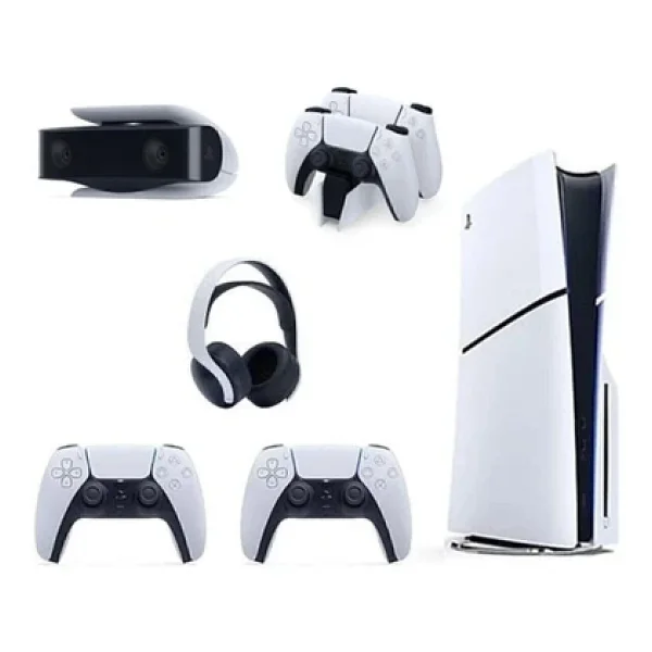 Sony Playstation 5 Slim Standart Edition 1tb+ 2.Dualsense +3d Kulaklık + Şarj+Kamera(İthalatçı Garantili) - Görsel 2