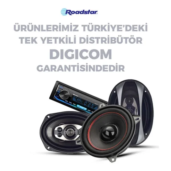 Roadstar Rdm-900dsp 4x60 W Bluetooth Oto Teyp - Görsel 5