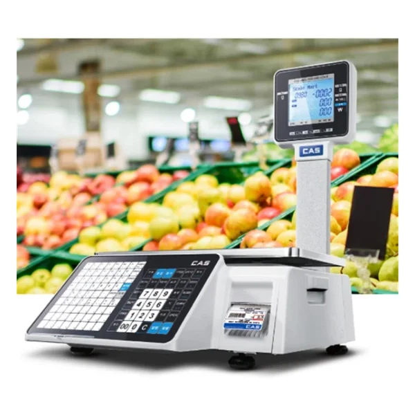 Cas Cl3000 15kg 202dpi Direkt Termal Ethernet Lcd Ekran Boyunlu Barkodlu Terazi - Görsel 2