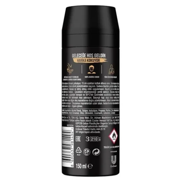 Axe Dark Temptation 150 Ml 6 Adet Erkek Deodorant - Görsel 4