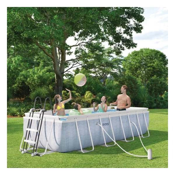 Intex 26780 400x200x100cm Dikdörtgen Prefabrik Havuz Seti 220v Filtreli - Görsel 5