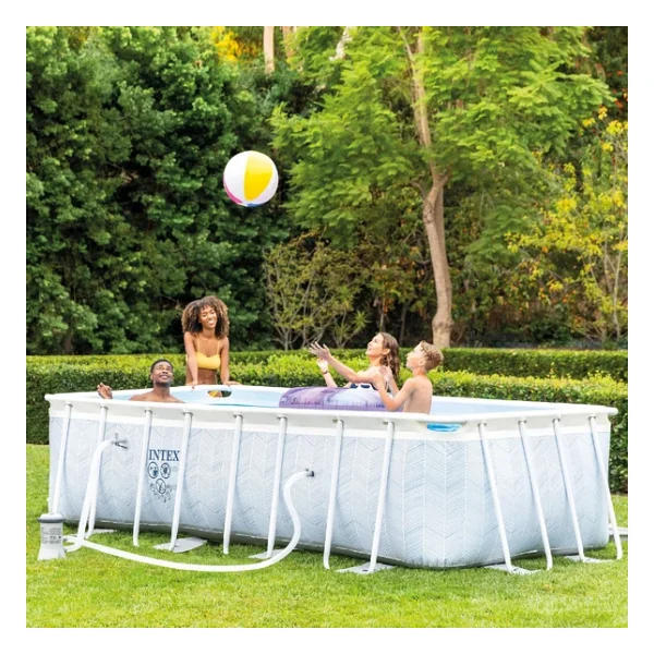 Intex 26780 400x200x100cm Dikdörtgen Prefabrik Havuz Seti 220v Filtreli - Görsel 6