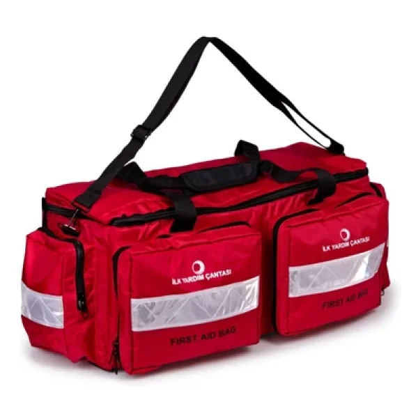 Medikalcim Comfort Plus İlk Yardım Çantası 2 Çepli Büyük Boy Kırmızı - Görsel 2