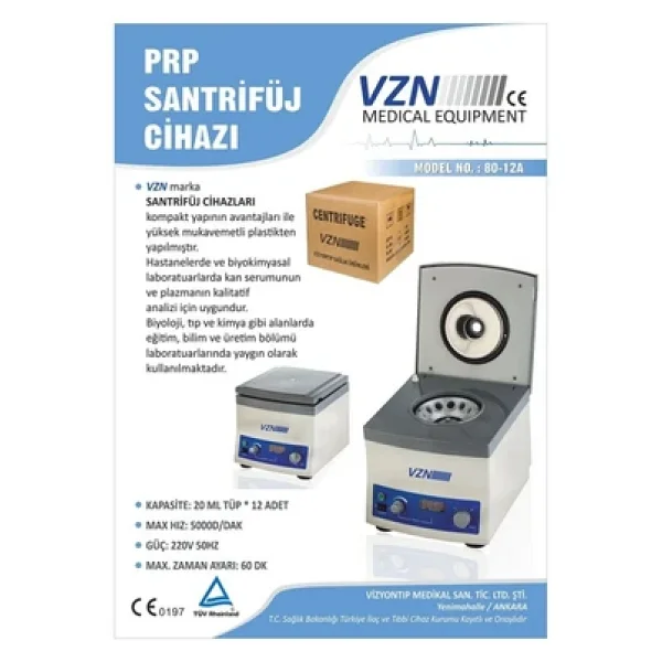 Vzn 80-12a Santrifüj Cihazı - Görsel 2