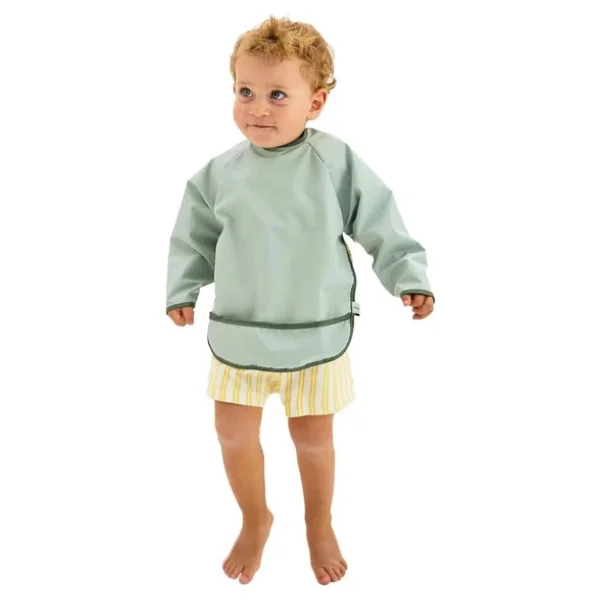 Miniboni Uzun Kollu Mint Bebek Önlüğü - Görsel 7