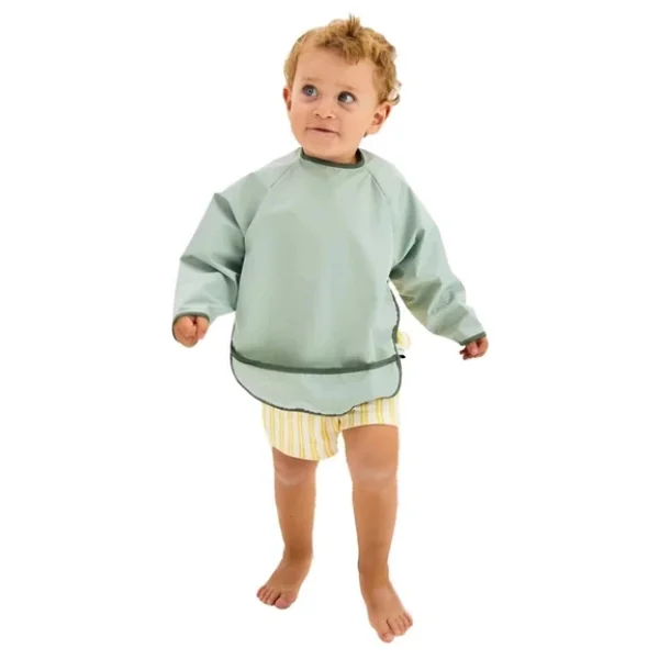 Miniboni Uzun Kollu Mint Bebek Önlüğü - Görsel 9