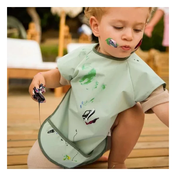 Miniboni Kısa Kollu Mint Mama Önlüğü - Görsel 10