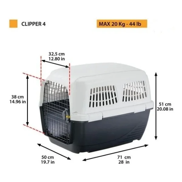 Ferplast Clıpper 4 Plus Köpek Taşıma Çantası (Max.20kg) 71cm - Görsel 3