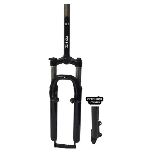 27.5" Amortisörlü Maşa Çap: 28.6 Mm Disk + V.Fren - Siyah - Görsel 2