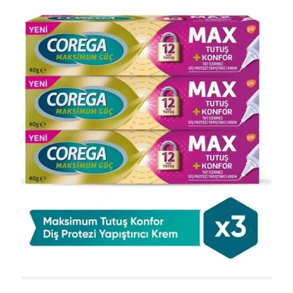Corega Max Tutuş + Konfor - Görsel 6