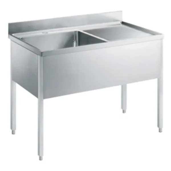 Electrolux Professional Tek Evyeli Tezgah, Evyesi 600x500 Mm, Damlalığı Sağda - 1200 Mm Lg1216dxpn - Görsel 3