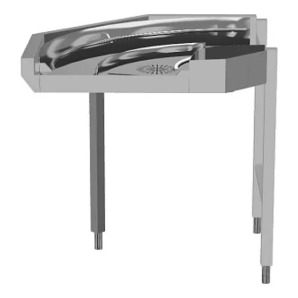 Electrolux Professional Endüstriyel Çıkış Tezgahı 90° Açılı, Bulaşık Makinesi Kontrollü, Saat Yönünde Hsuc90c - Görsel 3
