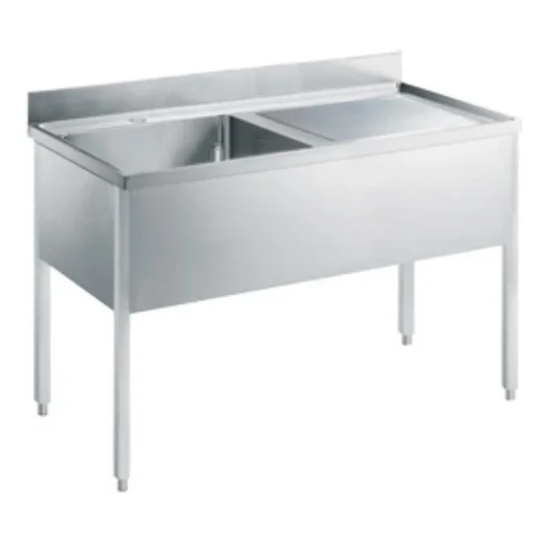 Electrolux Professional Tek Evyeli Tezgah, Evyesi 600x500 Mm, Damlalığı Sağda - 1400 Mm Lg1416dxpn - Görsel 3