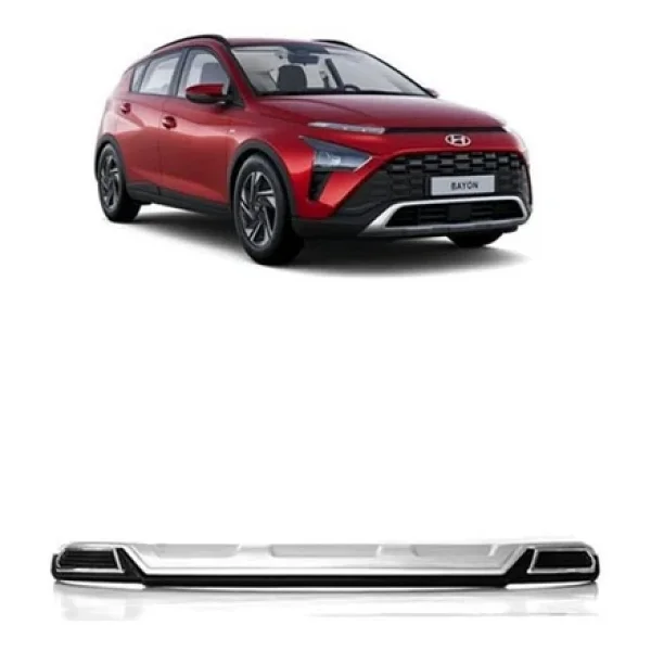 Hyundai Bayon 2021-2024 Arası Arka Tampon Koruma Difüzör - Görsel 5