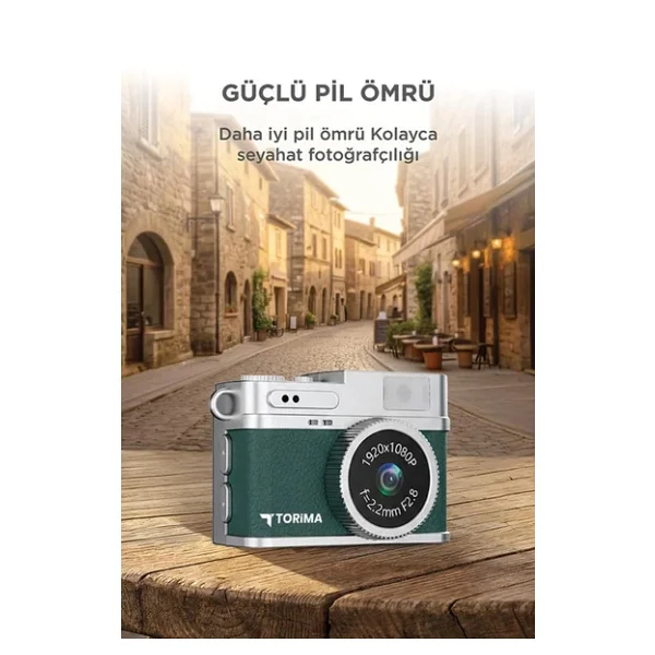 Torima Cmr35 Koyu Yeşil Dijital Fotoğraf Makinesi - Görsel 5
