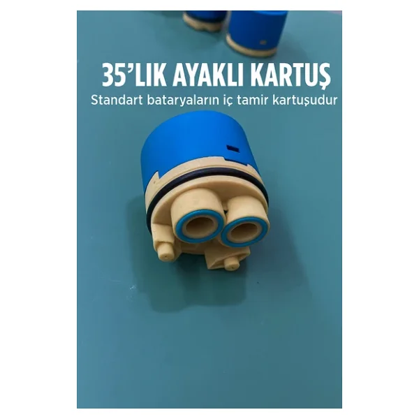 35'lik Ayaklı Batarya Kartuşu Standart Aç Kapa Bataryalara Uyumludur Mix Model - Görsel 5