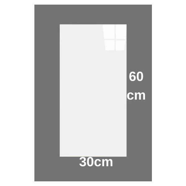 Shiny Düz Beyaz Parlak 30x60cm Yapışkanlı Mutfak Banyo Kaplama Köpük Duvar Paneli Kağıdı - Görsel 2