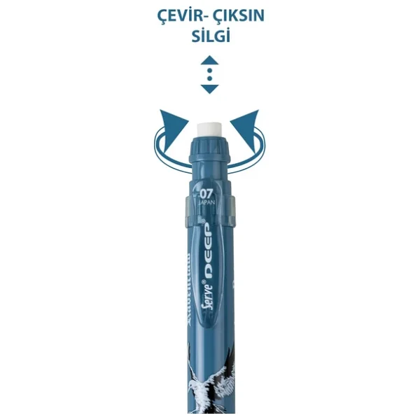 Serve Deep Harry Potter Ravenclaw 0.7 Mm Versatil Uçlu Kalem - Görsel 7