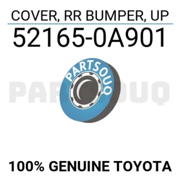 Toyota Corolla- Cross- 2022-2024 Arka Tampon Çeki Demirri Kapağı Üst Sıyah (Tw) Oem No (521620a020) - Görsel 3