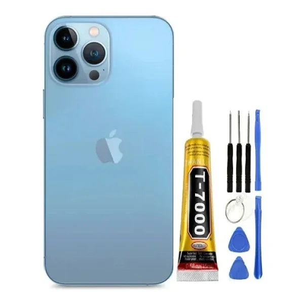 Apple iPhone 13 Pro Max Arka Kapak + Tamir Seti + B7000 Yapıştırıcı - Görsel 5