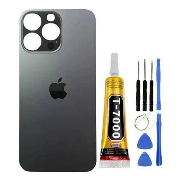 Apple iPhone 13 Pro Max Arka Kapak + Tamir Seti + B7000 Yapıştırıcı - Görsel 4