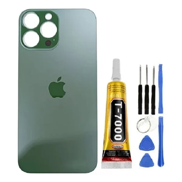 Apple iPhone 13 Pro Max Arka Kapak + Tamir Seti + B7000 Yapıştırıcı - Görsel 3