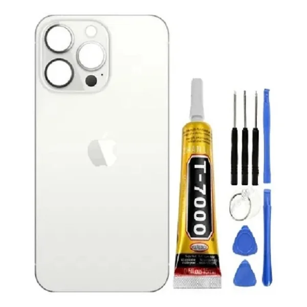 Apple iPhone 13 Pro Max Arka Kapak + Tamir Seti + B7000 Yapıştırıcı - Görsel 6