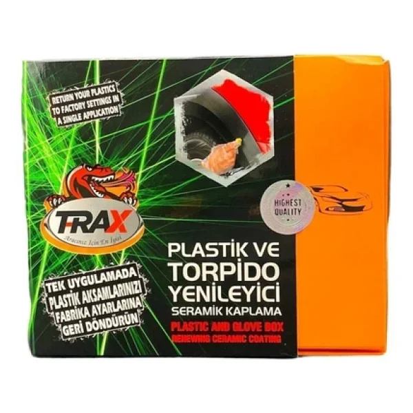 Trax Plastik Yenileyici Ve Onarıcı Seramik Kaplama Oto Tampon , Torpido Süper Etkili 50 Ml - Görsel 3