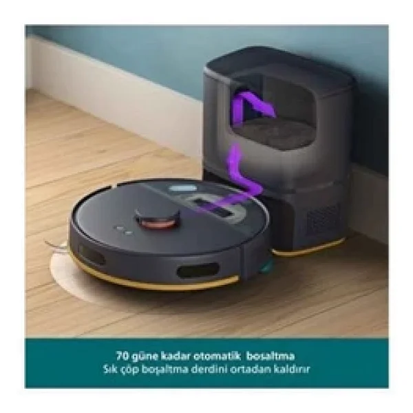 Philips 2000 Serisi Xu2100/15 Çöp İstasyonlu Akıllı Robot Süpürge - Görsel 5