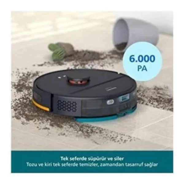 Philips 2000 Serisi Xu2100/15 Çöp İstasyonlu Akıllı Robot Süpürge - Görsel 4