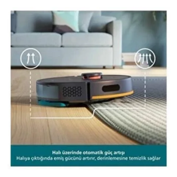 Philips 2000 Serisi Xu2100/15 Çöp İstasyonlu Akıllı Robot Süpürge - Görsel 7