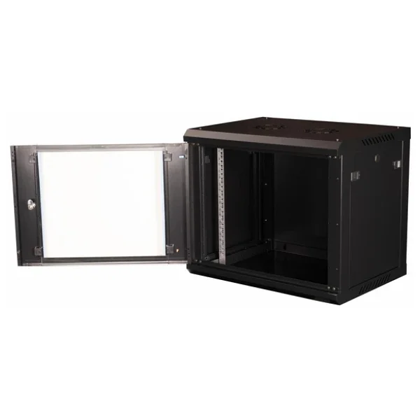 Lande - 9u 19" Duvar Tipi Rack Kabinet Genişlik: 600 Mm Derinlik: 450 Mm Siyah - Görsel 5