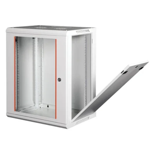 Lande 18u 19" Duvar Tipi Rack Kabinet Genişlik: 600 Mm Derinlik: 450 Mm Açık Gri - Görsel 4