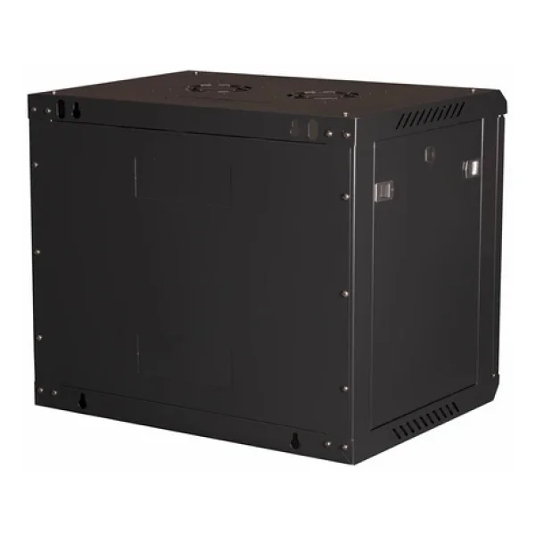 Lande - 9u 19" Duvar Tipi Rack Kabinet Genişlik: 600 Mm Derinlik: 450 Mm Siyah - Görsel 7