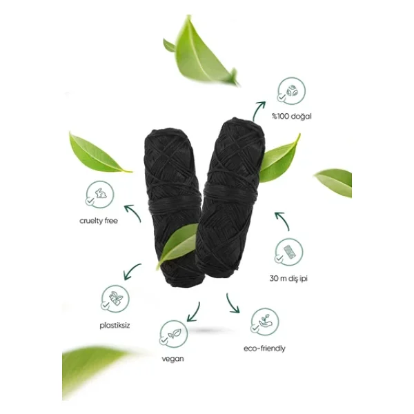 T-Brush Activated Charcoal Diş İpi Refill 30 M - Görsel 2