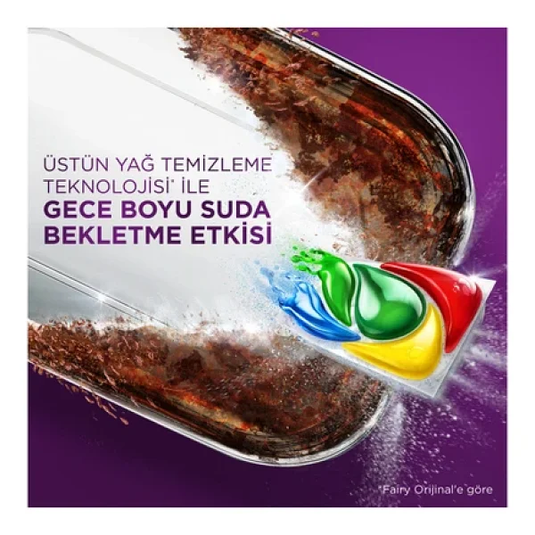 Fairy Mucize Bulaşık Makinesi Deterjanı Kapsülü/Tableti 50 Yıkama X 2 Adet - Görsel 5