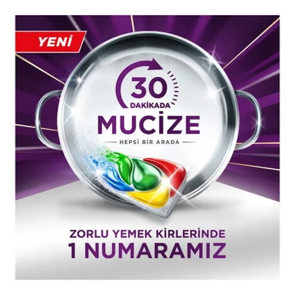 Fairy Mucize Bulaşık Makinesi Deterjanı Kapsülü/Tableti 50 Yıkama X 2 Adet - Görsel 3