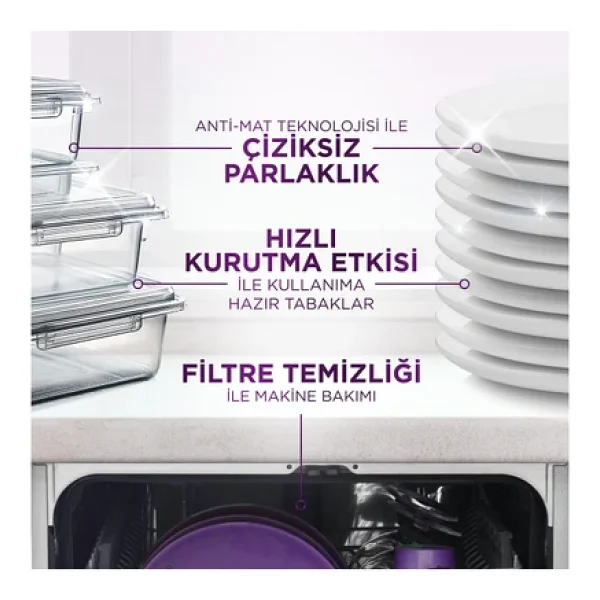 Fairy Mucize Bulaşık Makinesi Deterjanı Kapsülü/Tableti 50 Yıkama X 2 Adet - Görsel 6