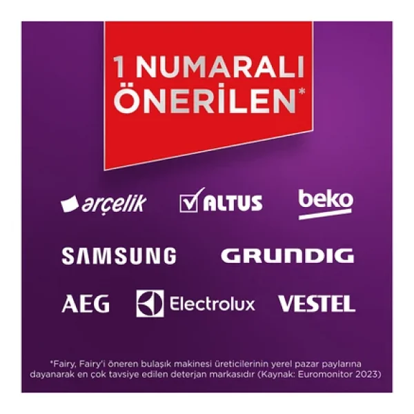 Fairy Mucize Bulaşık Makinesi Deterjanı Kapsülü/Tableti 50 Yıkama X 2 Adet - Görsel 8