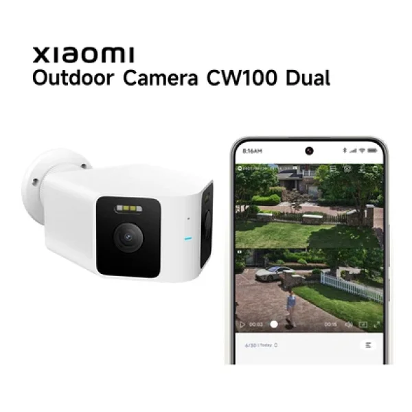 Xiaomi Cw100 Dual 3 Mp Gece Görüşlü Dış Mekan Ip Wi-Fi Güvenlik Kamerası - Görsel 4