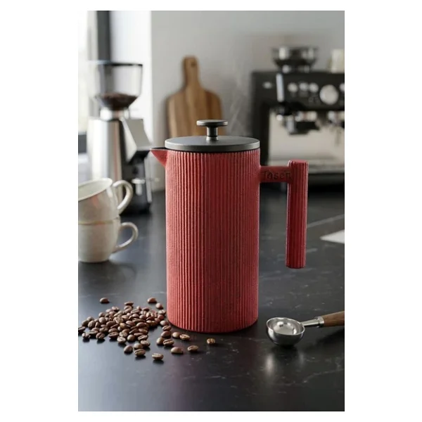 Taşev Bambum Taşev Linden Döküm French Press Kırmızı,8681734460074 - Görsel 6