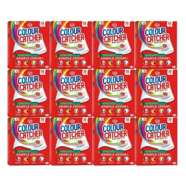 K2r Colour Catcher Renk Koruyucu Mendil 10'lu 12 Adet - Görsel 4
