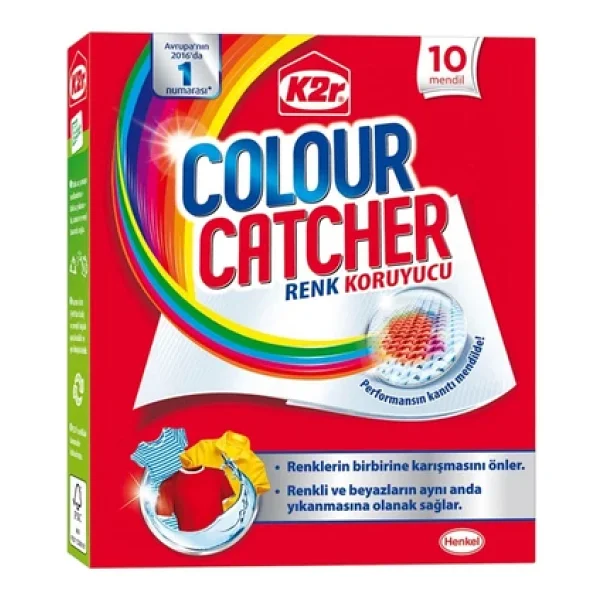 K2r Colour Catcher Renk Koruyucu Mendil 10'lu - Görsel 8