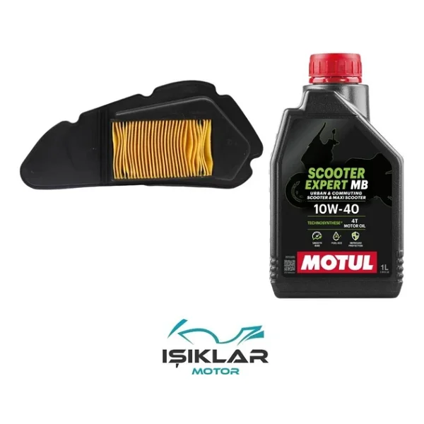 Rks Vrs 125 Motul Yağ Ve Hava Filtre Bakım Seti Bs0009 - Görsel 3