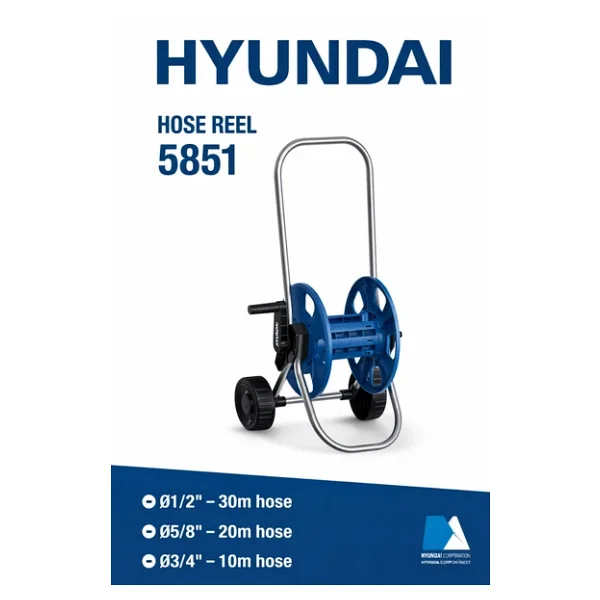 Hyundai 5851 Arabalı Hortum Makarası - Görsel 6