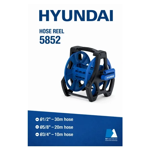 Hyundai 5852 Taşıma Kollu Hortum Makarası - Görsel 4